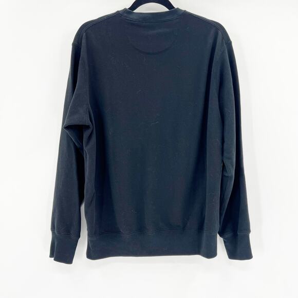 Uniqlo Unisex Crew Neck Black Pullover Sweatshirt - Picture 2 of 4